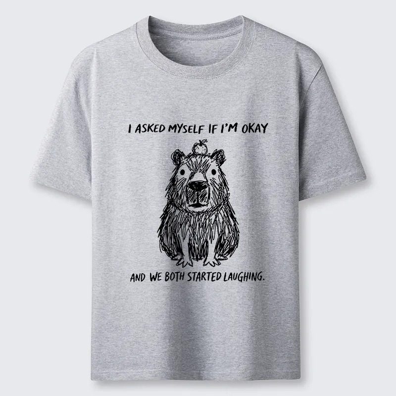 Tokyo-Tiger The Line Capybara：I Asked Myself If I'm Okay Classic T-Shirt
