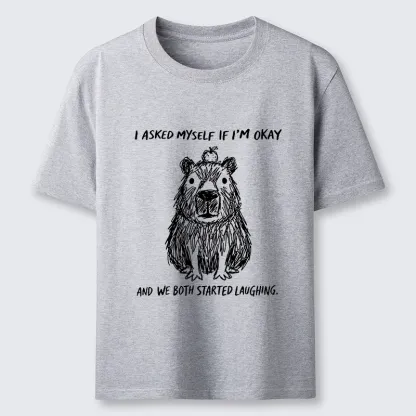 Tokyo-Tiger The Line Capybara：I Asked Myself If I'm Okay Classic T-Shirt