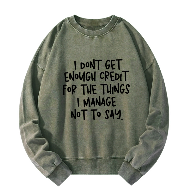 Tokyo-Tiger Saying No Is A Superpower Washed Sweatshirt