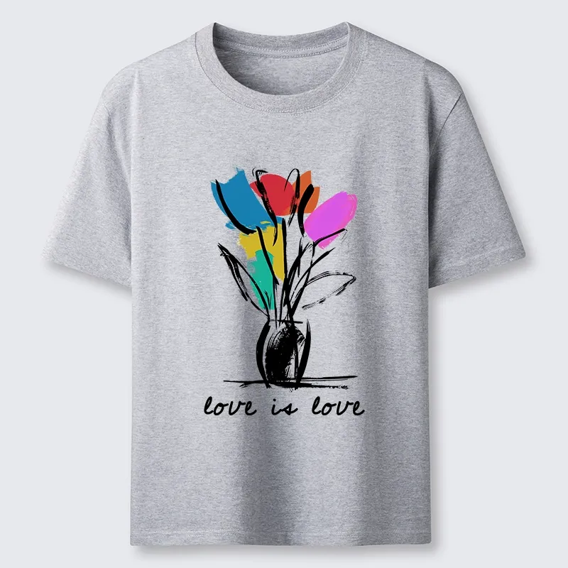 Tokyo-Tiger Pride Tulip Love Is Love Classic T-Shirt