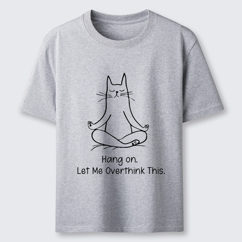 Tokyo-Tiger Meditating Cat Overthinking Vibe Classic T-Shirt