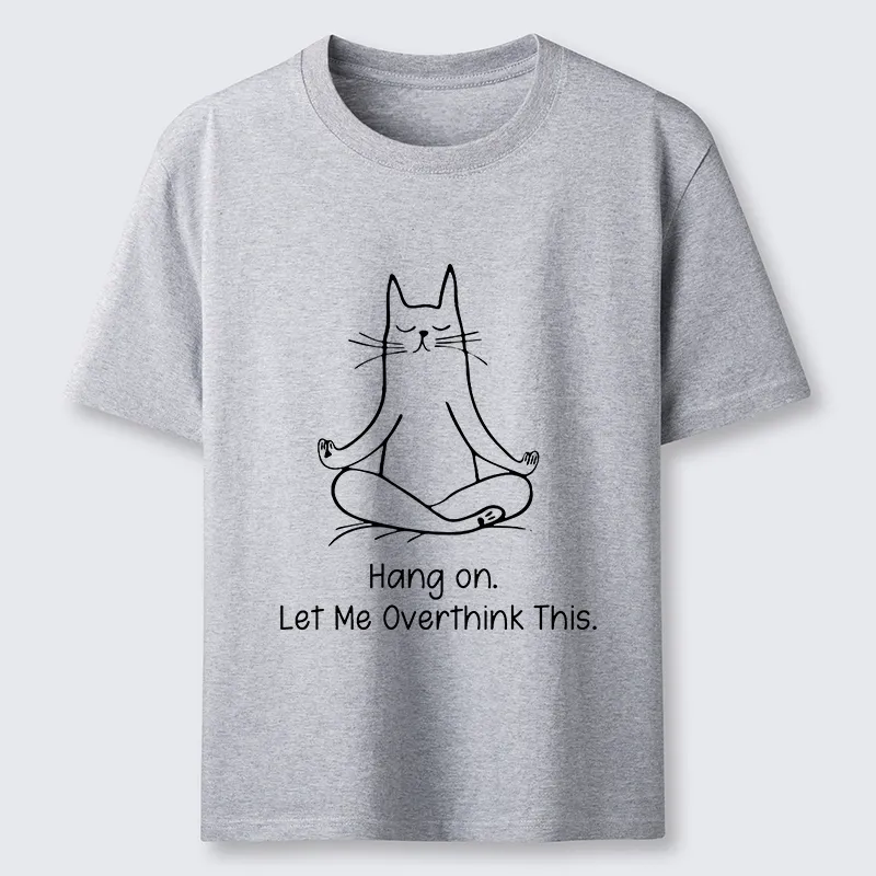 Tokyo-Tiger Meditating Cat Overthinking Vibe Classic T-Shirt