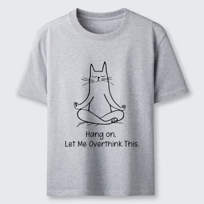 Tokyo-Tiger Meditating Cat Overthinking Vibe Classic T-Shirt