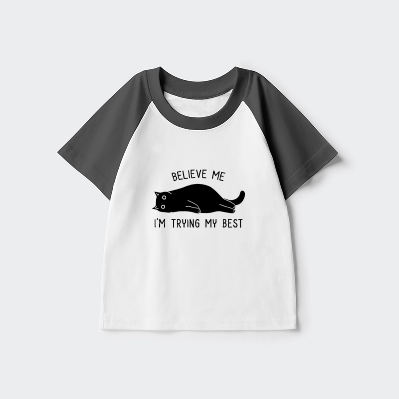 Tokyo-Tiger When Life Is Hard Nap First Kids Raglan T-shirt