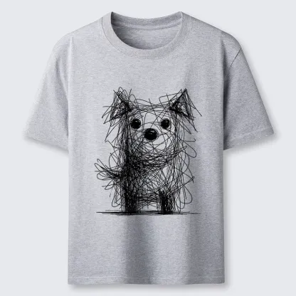 Tokyo-Tiger Scruffy Dog Chaos Art Classic T-Shirt