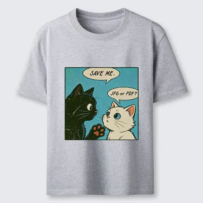 Tokyo-Tiger Black White Cat Office Meme Classic T-Shirt