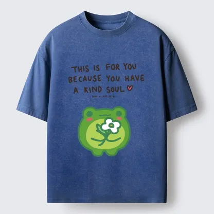 Tokyo-Tiger Cute Frog Has A Nice Gift Washed T-Shirt