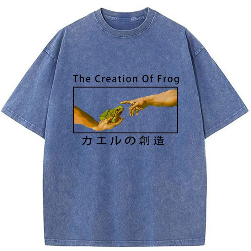 Tokyo-Tiger Creation Of Frog Washed T-Shirt