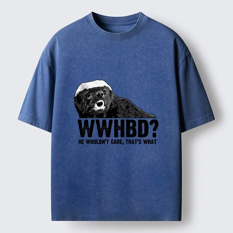Tokyo-Tiger What Would Honey Badger Do Washed T-Shirt
