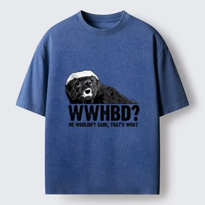 Tokyo-Tiger What Would Honey Badger Do Washed T-Shirt
