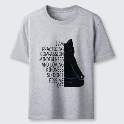 Tokyo-Tiger Calm Black Cat With Anger Issues Classic T-Shirt