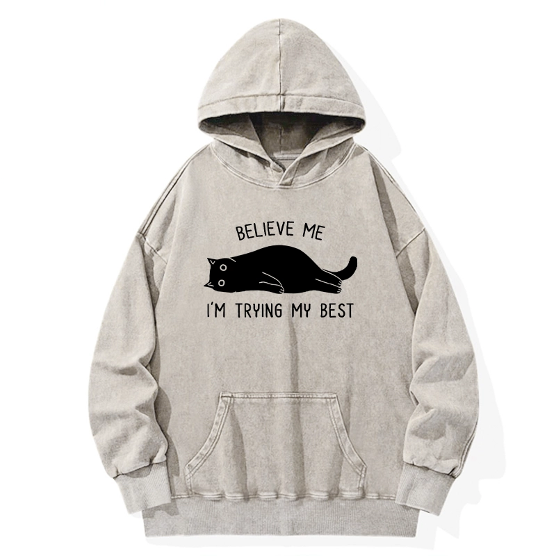 Tokyo-Tiger When Life Is Hard Nap First Washed Hoodie