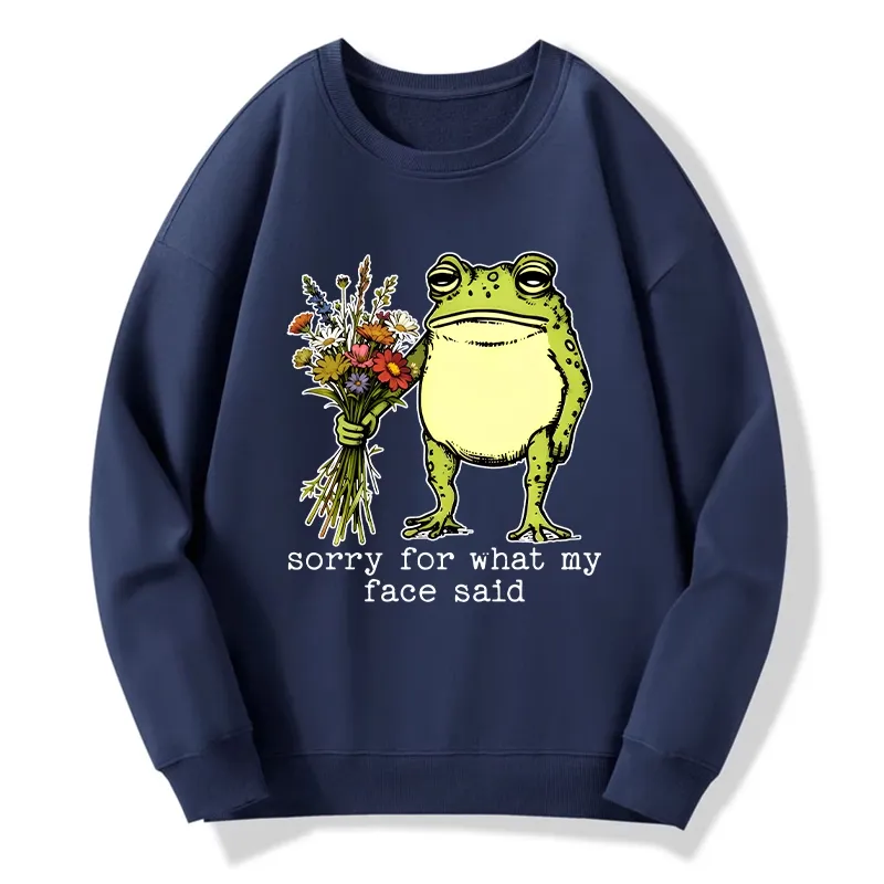 Tokyo-Tiger Frog Sorry Mode Activated Classic Sweatshirt