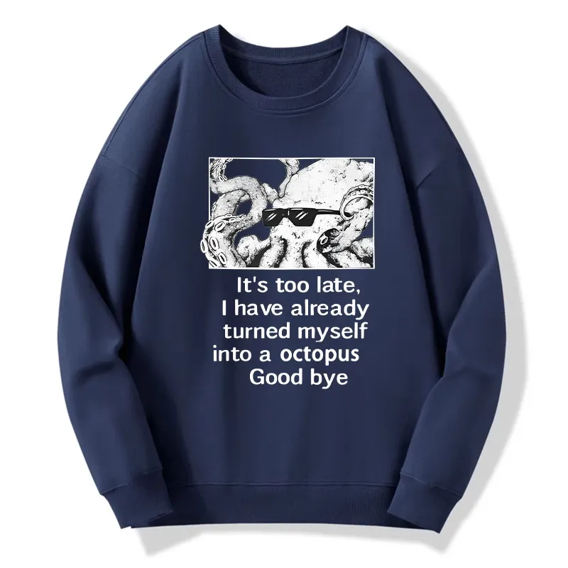 Tokyo-Tiger Octopus Meme I Disappeared Completely Classic Sweatshirt