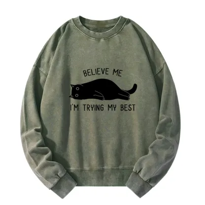 Tokyo-Tiger When Life Is Hard Nap First Washed Sweatshirt