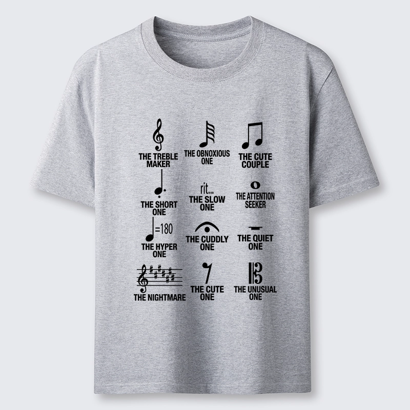 Tokyo-Tiger Musician With Note Types Classic T-Shirt