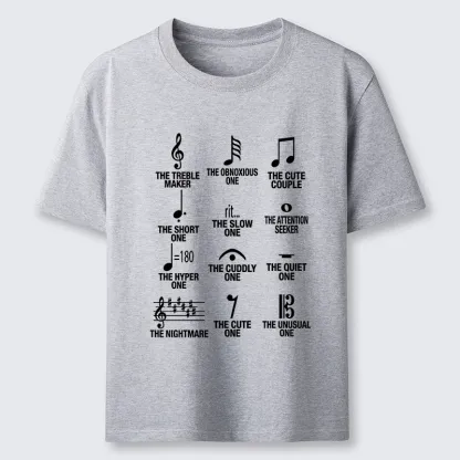 Tokyo-Tiger Musician With Note Types Classic T-Shirt