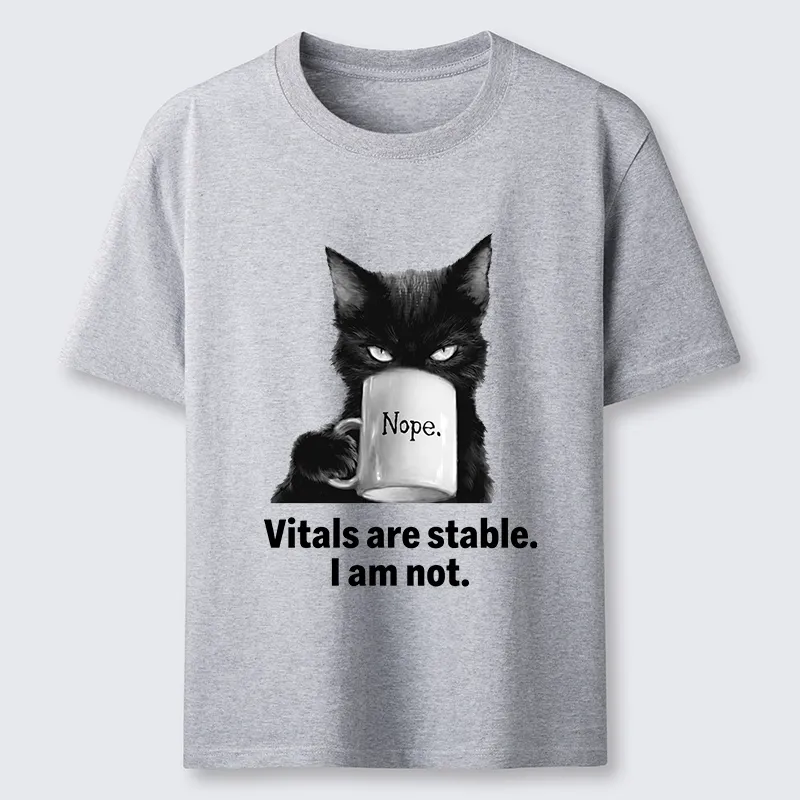 Tokyo-Tiger Grumpy Black Cat Coffee Meme Classic T-Shirt Sale