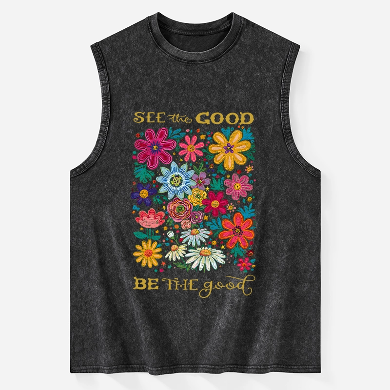 Tokyo-Tiger Flower：See The Good Be The Good Washed Tank
