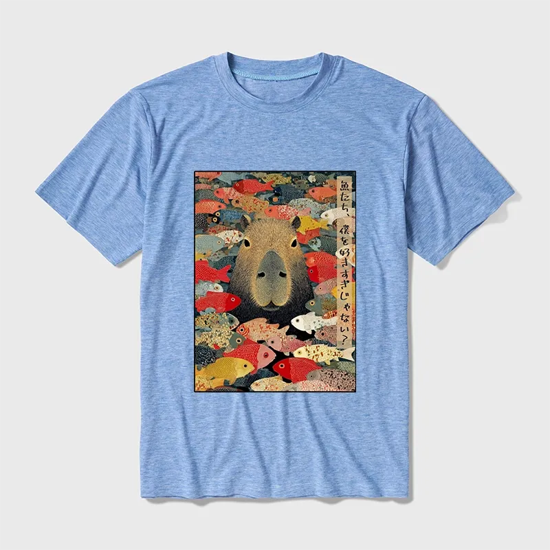 Tokyo-Tiger Am I Too Lovable? Cotton Blend T-Shirt