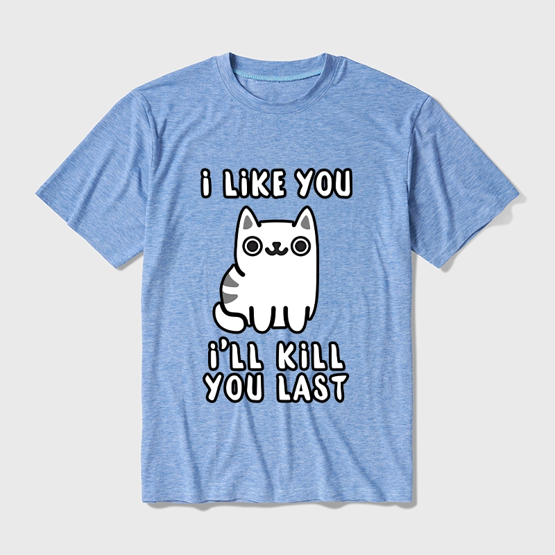 Tokyo-Tiger Cats And Humans Have A Love-hate Relationship Cotton Blend T-Shirt