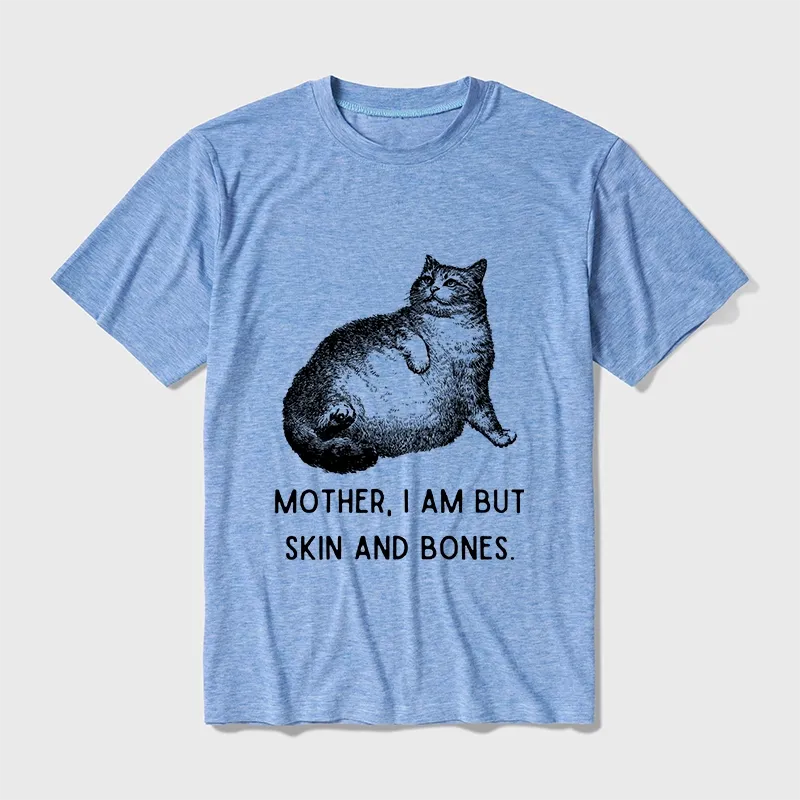 Tokyo-Tiger Skin & Bones Cat Cotton Blend T-Shirt