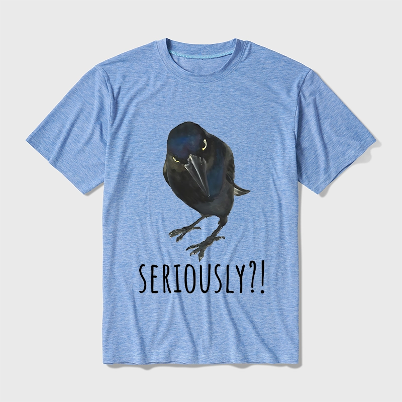 Tokyo-Tiger Raven's Question Cotton Blend T-Shirt