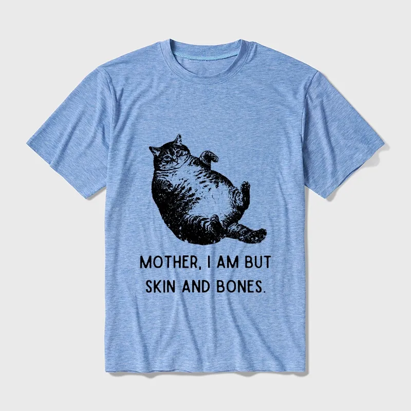Tokyo-Tiger Overweight Cat And Its Doting Owner Cotton Blend T-Shirt