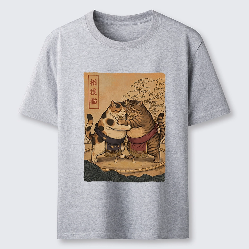 Tokyo-Tiger Sumo Cats Ready To Fight Classic T-Shirt