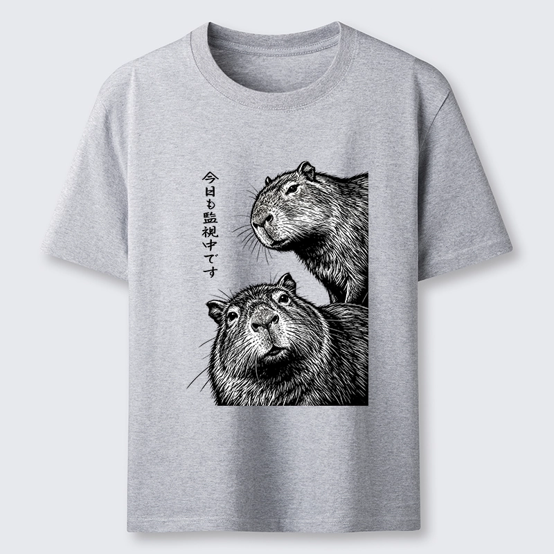 Tokyo-Tiger Capybara Surveillance Squad Classic T-Shirt