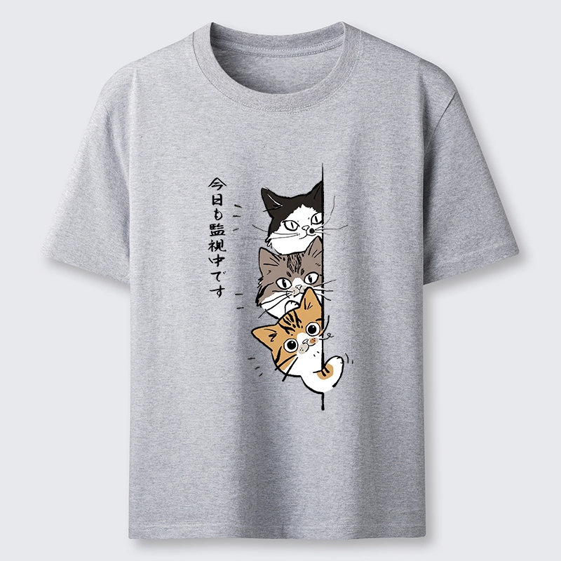 Tokyo-Tiger Funny Cat Surveillance Squad Classic T-Shirt