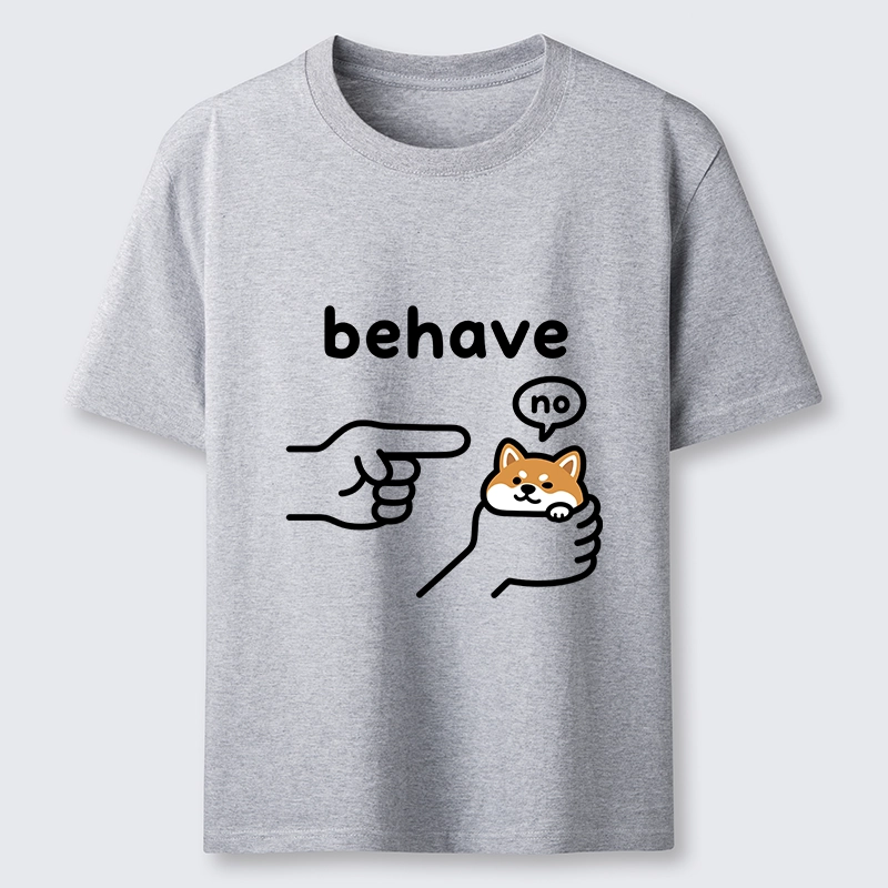 Tokyo-Tiger Funny Shiba Refusing To Behave Classic T-Shirt