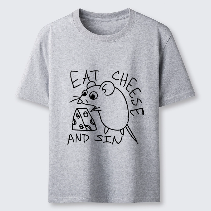 Tokyo-Tiger Cheese Obsessed Mouse Funny Art Classic T-Shirt