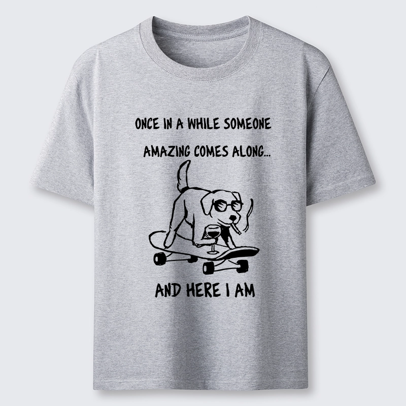 Tokyo-Tiger Cool Dog On Skateboard Funny Meme Classic T-Shirt