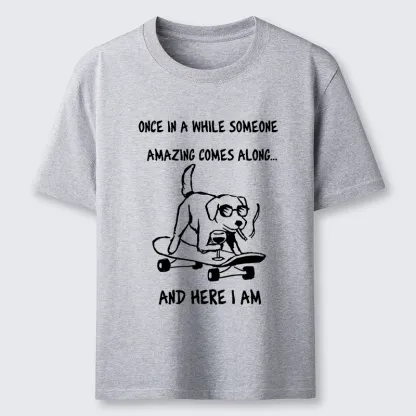 Tokyo-Tiger Cool Dog On Skateboard Funny Meme Classic T-Shirt
