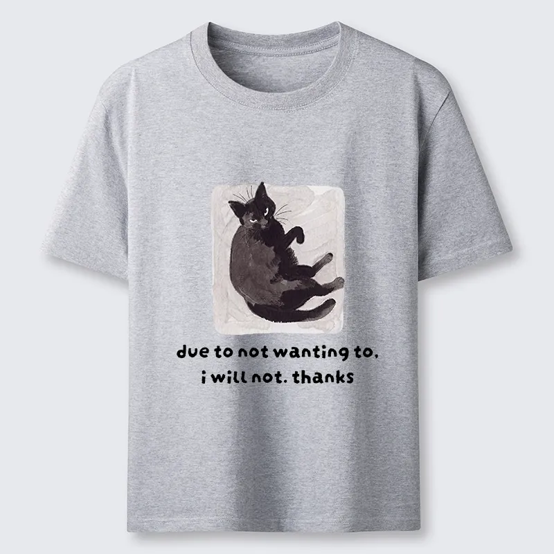 Tokyo-Tiger Cat Says No Thanks Funny Vibe Classic T-Shirt
