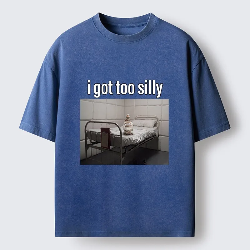 Tokyo-Tiger Duck In A Padded Room Meme Washed T-Shirt