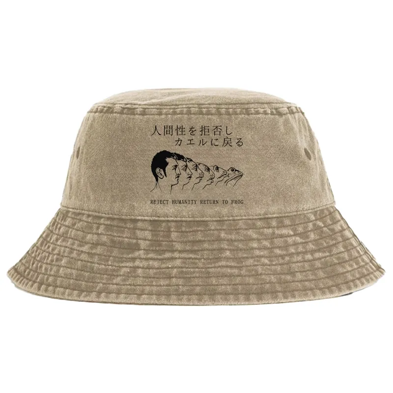 Tokyo-Tiger Return To Frog Washed Bucket Hat