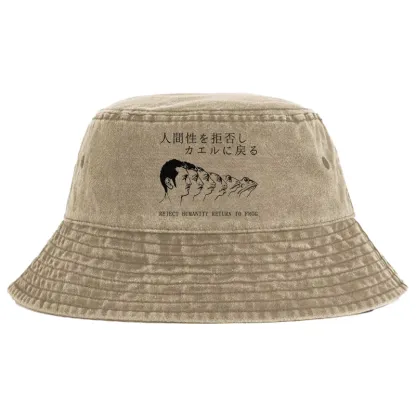 Tokyo-Tiger Return To Frog Washed Bucket Hat