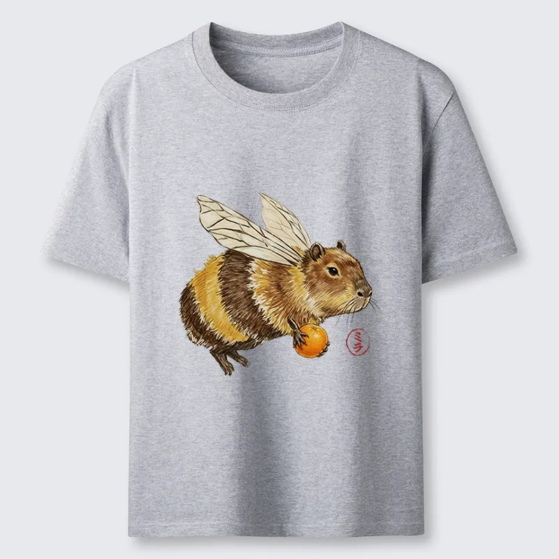 Tokyo-Tiger Funny Capybara Bee Meme Art Classic T-Shirt