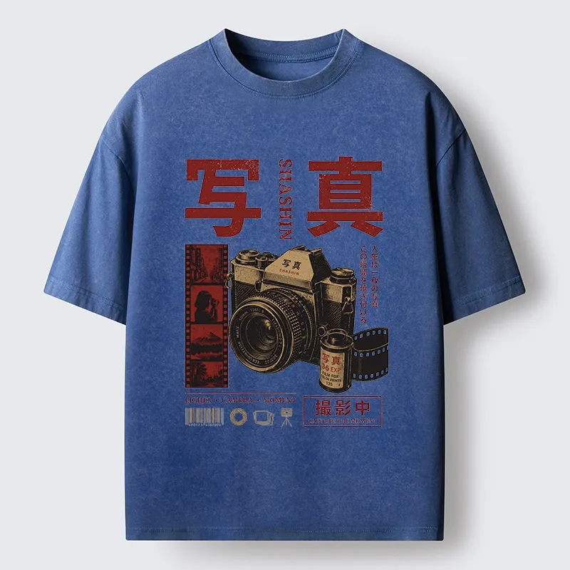 Tokyo-Tiger Capture The Moment With Film Washed T-Shirt Sale