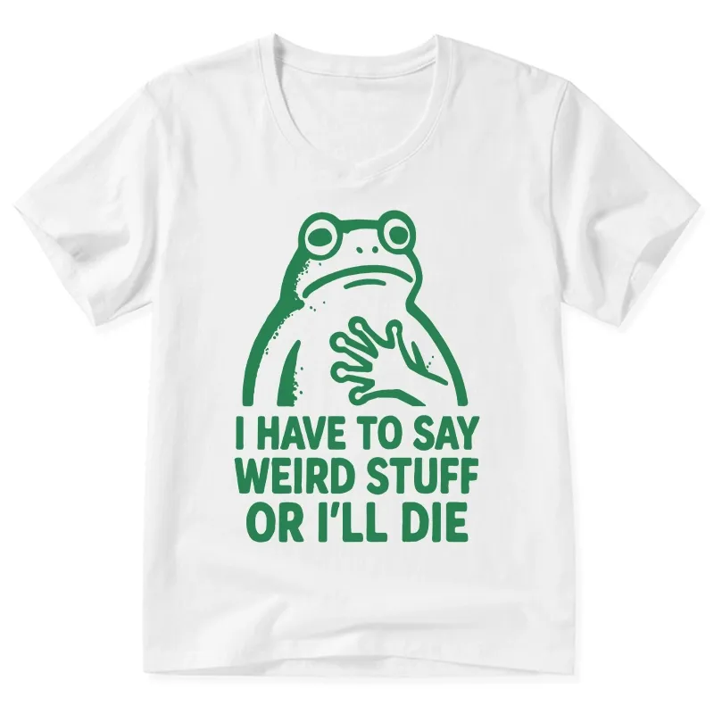 Tokyo-Tiger Weird Frog Funny Meme V-Neck Classic T-Shirt