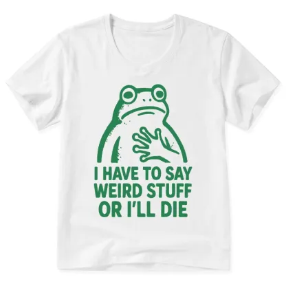 Tokyo-Tiger Weird Frog Funny Meme V-Neck Classic T-Shirt