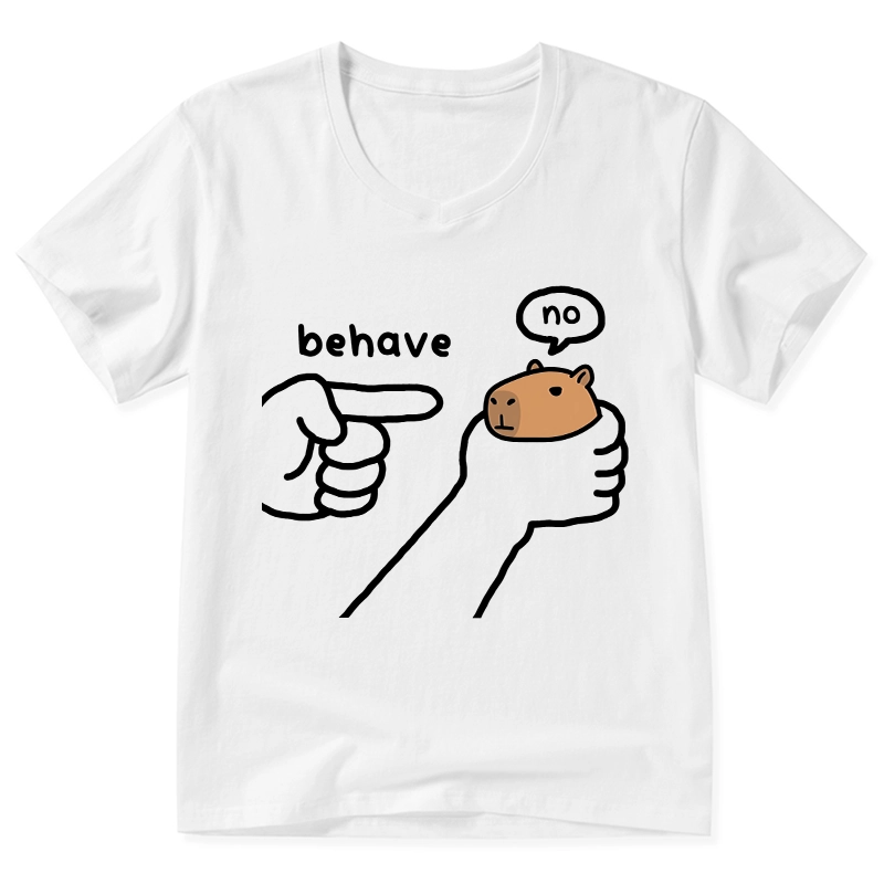 Tokyo-Tiger Dishonest Capybara V-Neck Classic T-Shirt