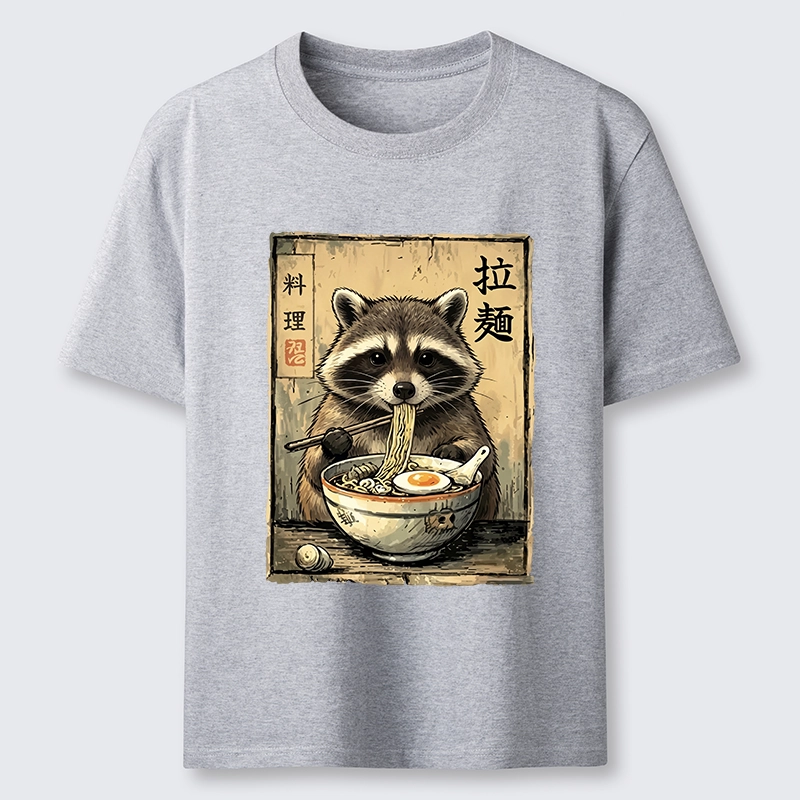 Tokyo-Tiger Raccoon Eating Ramen And Loving It Classic T-Shirt
