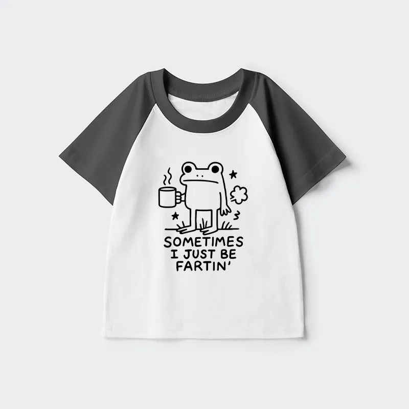 Tokyo-Tiger Sometimes A Frog Just Needs To Fart Kids Raglan T-shirt Sale