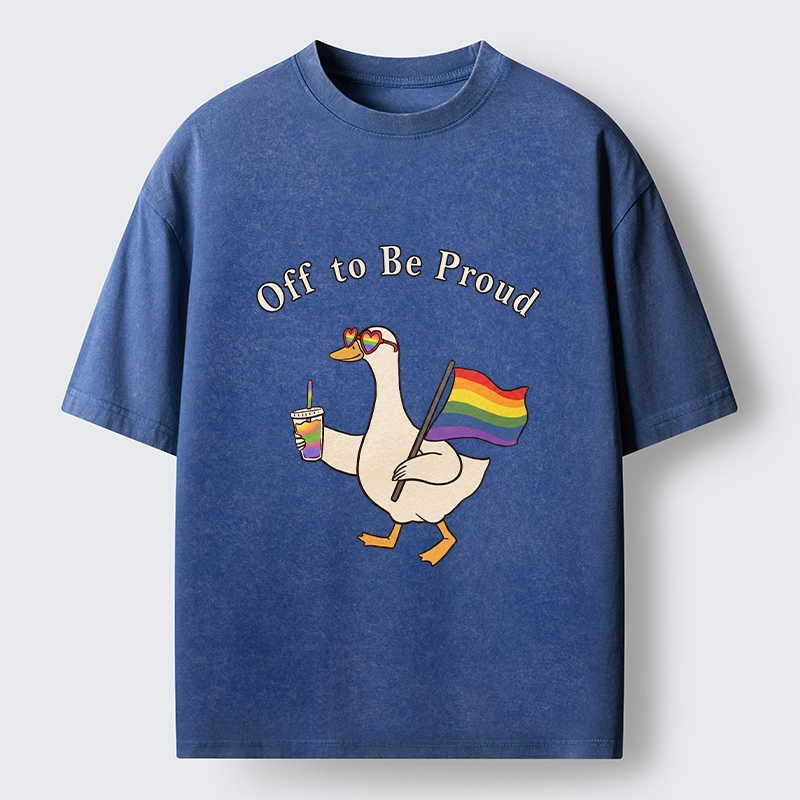 Tokyo-Tiger Off To Be Proud Goose Edition Washed T-Shirt