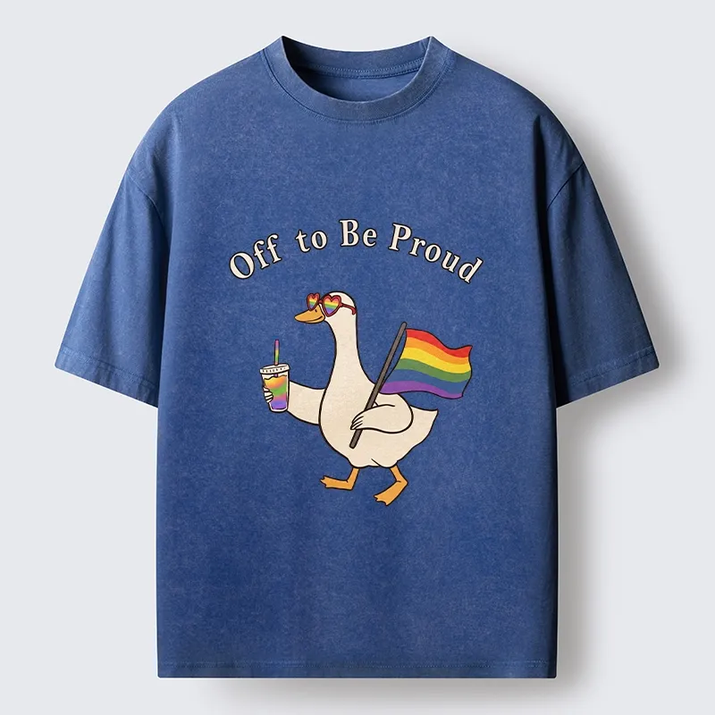 Tokyo-Tiger Off To Be Proud Goose Edition Washed T-Shirt