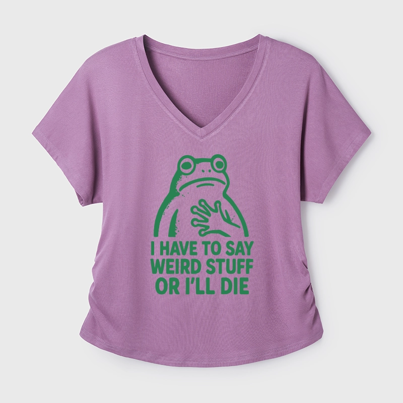 Tokyo-Tiger Weird Frog Funny Meme Modal Dolman Sleeve T-Shirt