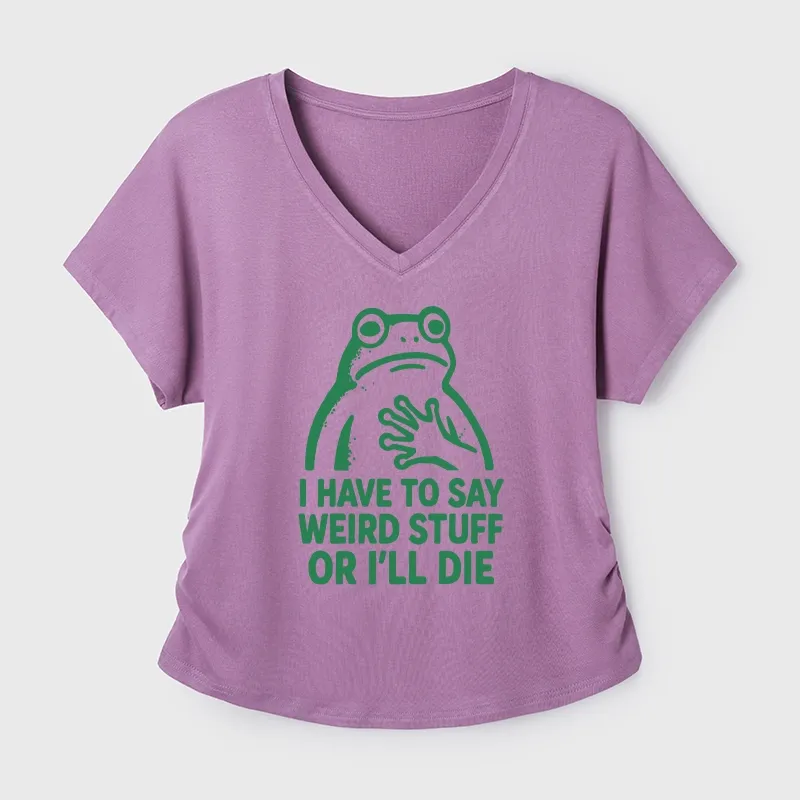 Tokyo-Tiger Weird Frog Funny Meme Modal Dolman Sleeve T-Shirt